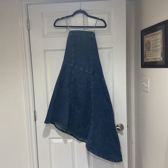 Dynamite flare Denim midi tube dress BRAND NEW - Picture 2 of 3